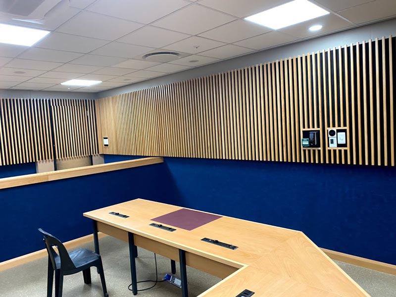 Live Timber Slatted Acoustic Panels